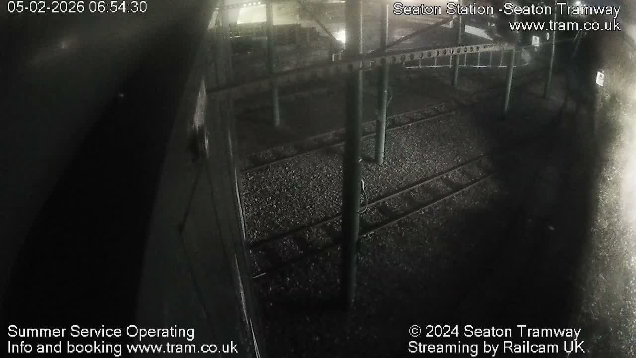 Seaton Tramway  Station Live Cam - East Devon, Devon, South West, England, United Kingdom