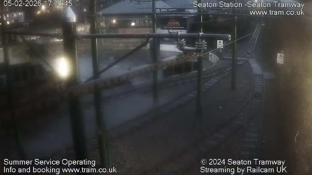 Seaton Tramway  Station Live Cam - East Devon, Devon, South West, England, United Kingdom