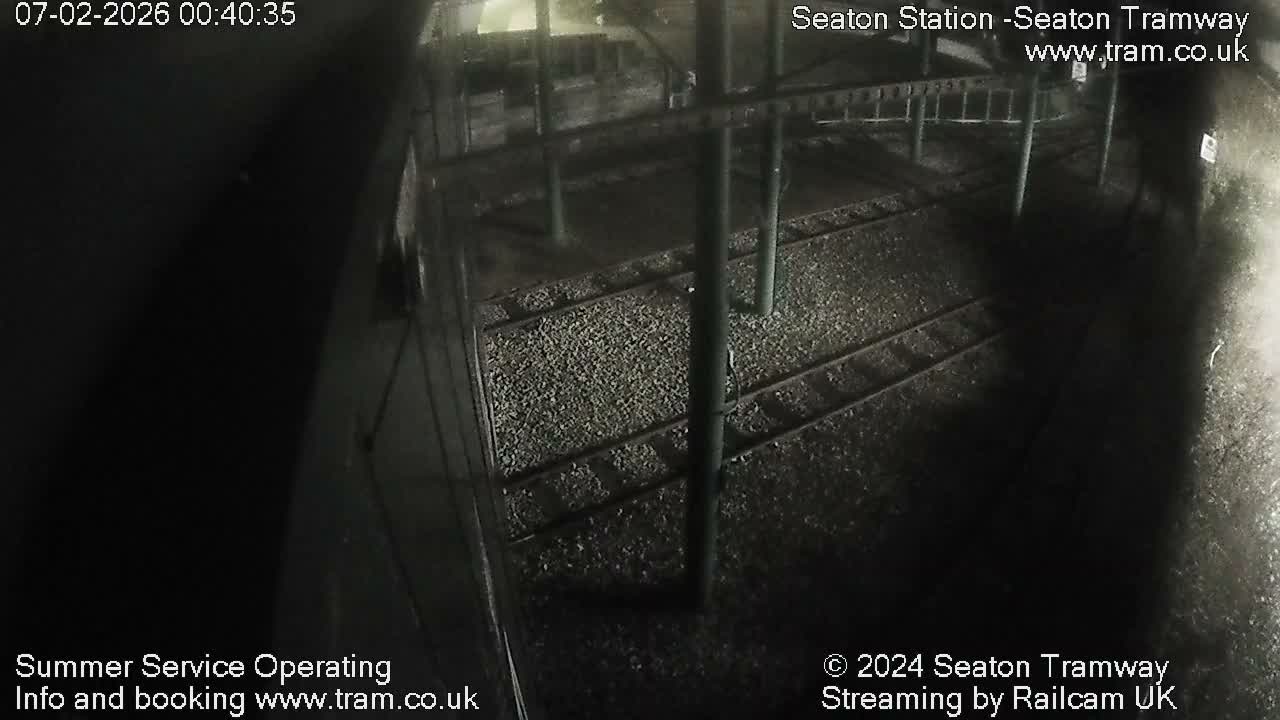 Seaton Tramway  Station Live Cam - East Devon, Devon, South West, England, United Kingdom