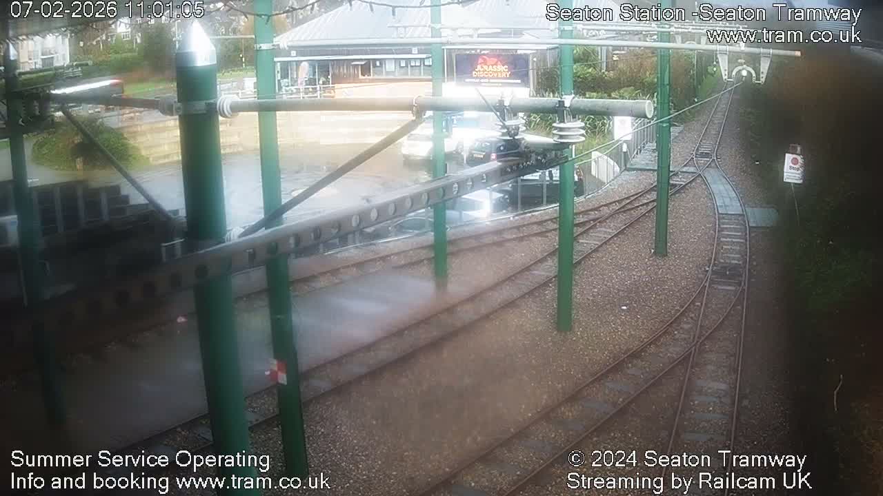 Seaton Tramway  Station Live Cam - East Devon, Devon, South West, England, United Kingdom