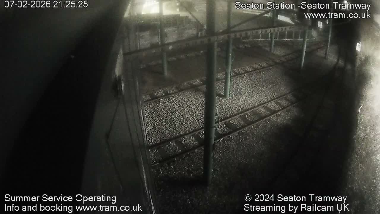 Seaton Tramway  Station Live Cam - East Devon, Devon, South West, England, United Kingdom