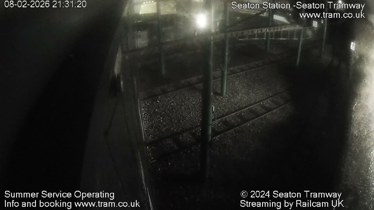 Seaton Tramway  Station Live Cam - East Devon, Devon, South West, England, United Kingdom