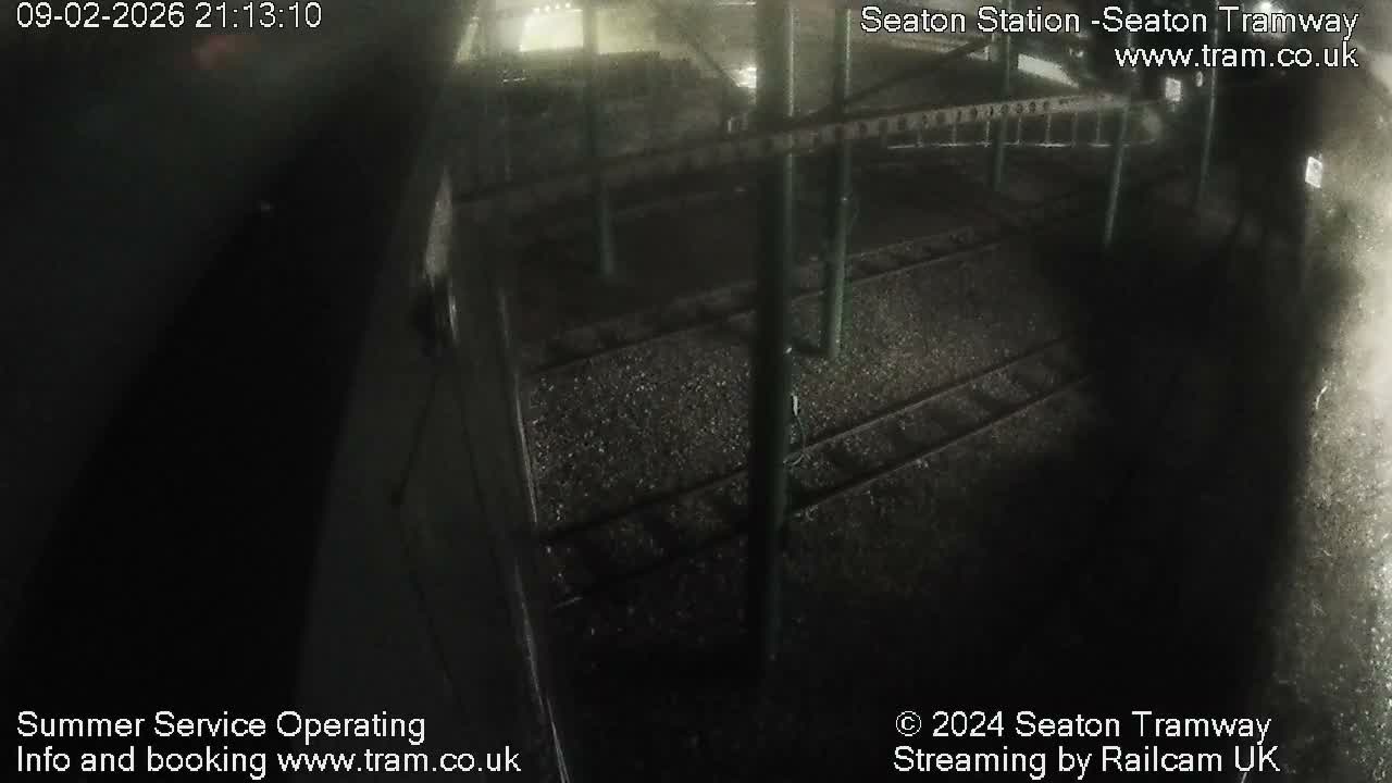 Seaton Tramway  Station Live Cam - East Devon, Devon, South West, England, United Kingdom