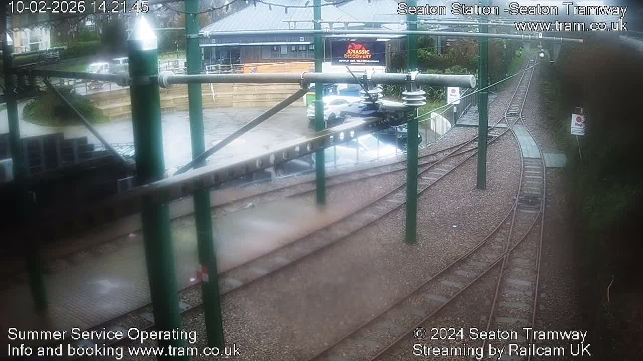 Seaton Tramway  Station Live Cam - East Devon, Devon, South West, England, United Kingdom