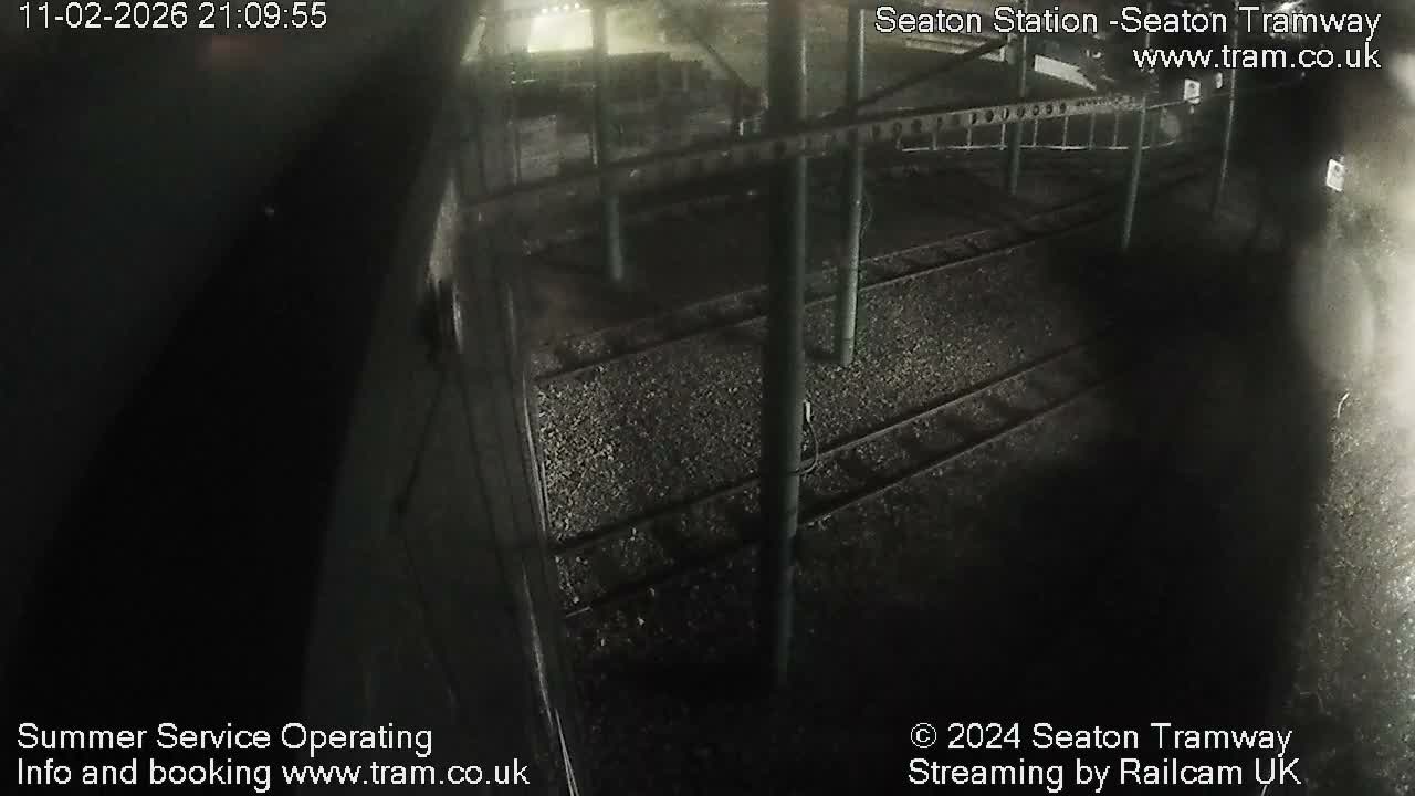 Seaton Tramway  Station Live Cam - East Devon, Devon, South West, England, United Kingdom