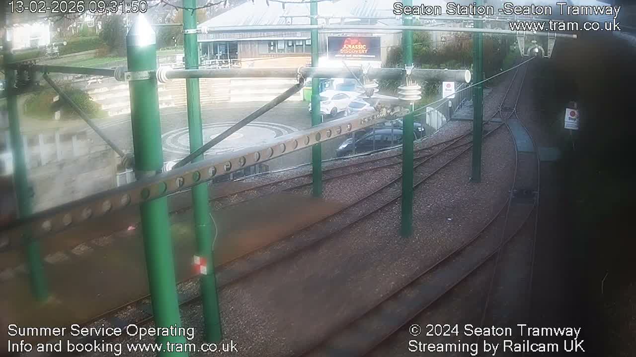 Seaton Tramway  Station Live Cam - East Devon, Devon, South West, England, United Kingdom