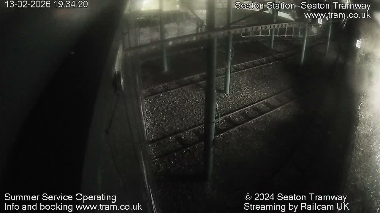 Seaton Tramway  Station Live Cam - East Devon, Devon, South West, England, United Kingdom