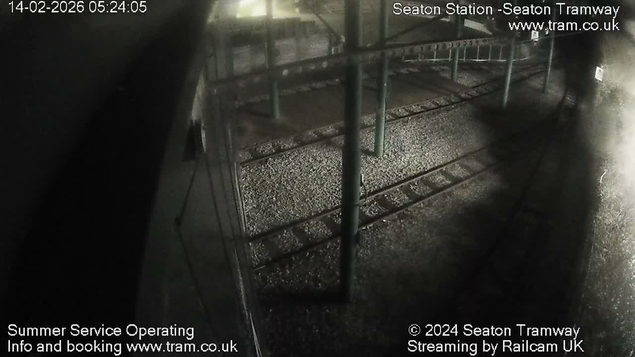 Seaton Tramway  Station Live Cam - East Devon, Devon, South West, England, United Kingdom