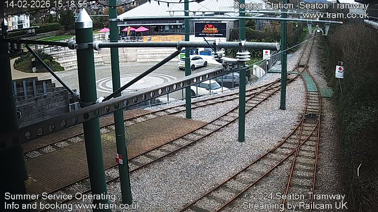 Seaton Tramway  Station Live Cam - East Devon, Devon, South West, England, United Kingdom