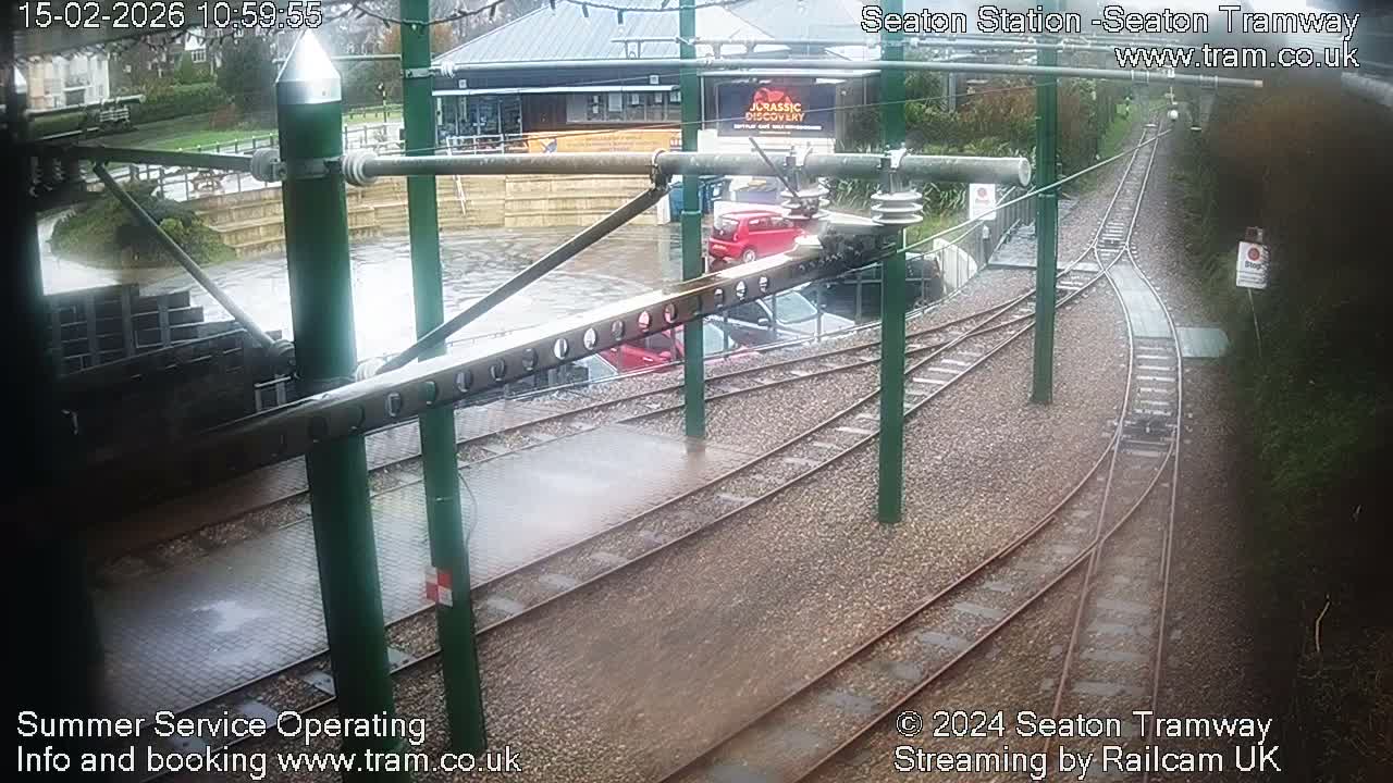 Seaton Tramway  Station Live Cam - East Devon, Devon, South West, England, United Kingdom
