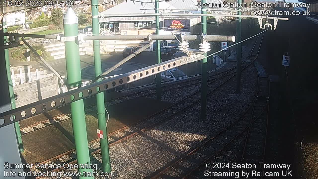 Seaton Tramway  Station Live Cam - East Devon, Devon, South West, England, United Kingdom