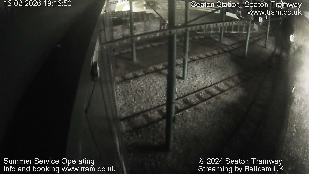 Seaton Tramway  Station Live Cam - East Devon, Devon, South West, England, United Kingdom