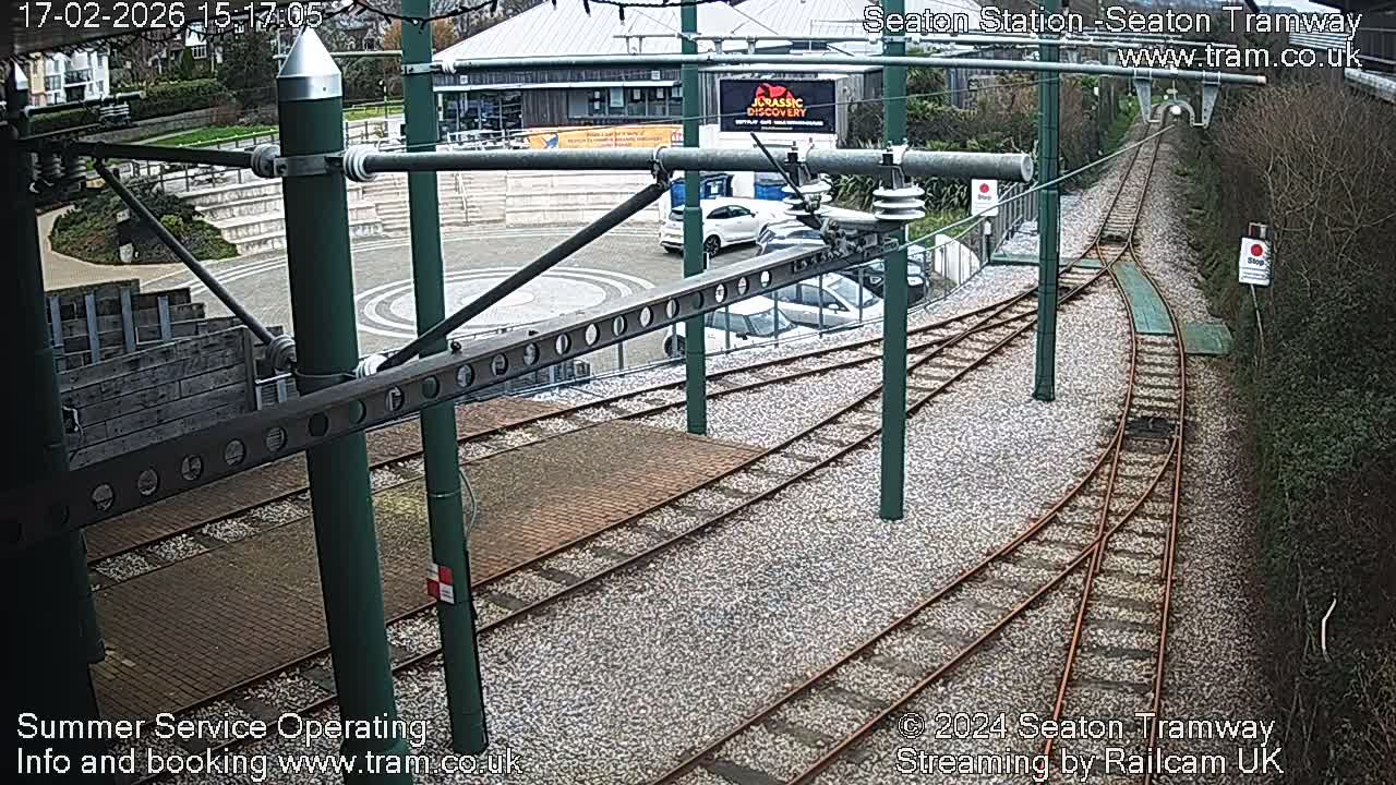 Seaton Tramway  Station Live Cam - East Devon, Devon, South West, England, United Kingdom