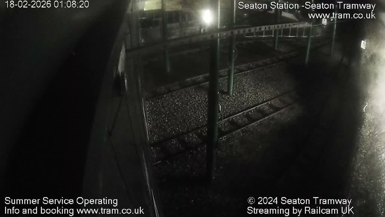 Seaton Tramway  Station Live Cam - East Devon, Devon, South West, England, United Kingdom