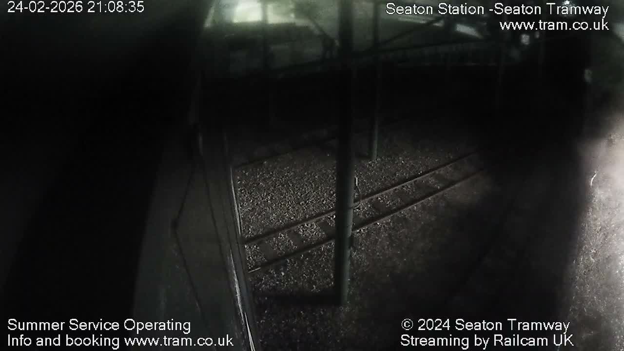 Seaton Tramway  Station Live Cam - East Devon, Devon, South West, England, United Kingdom