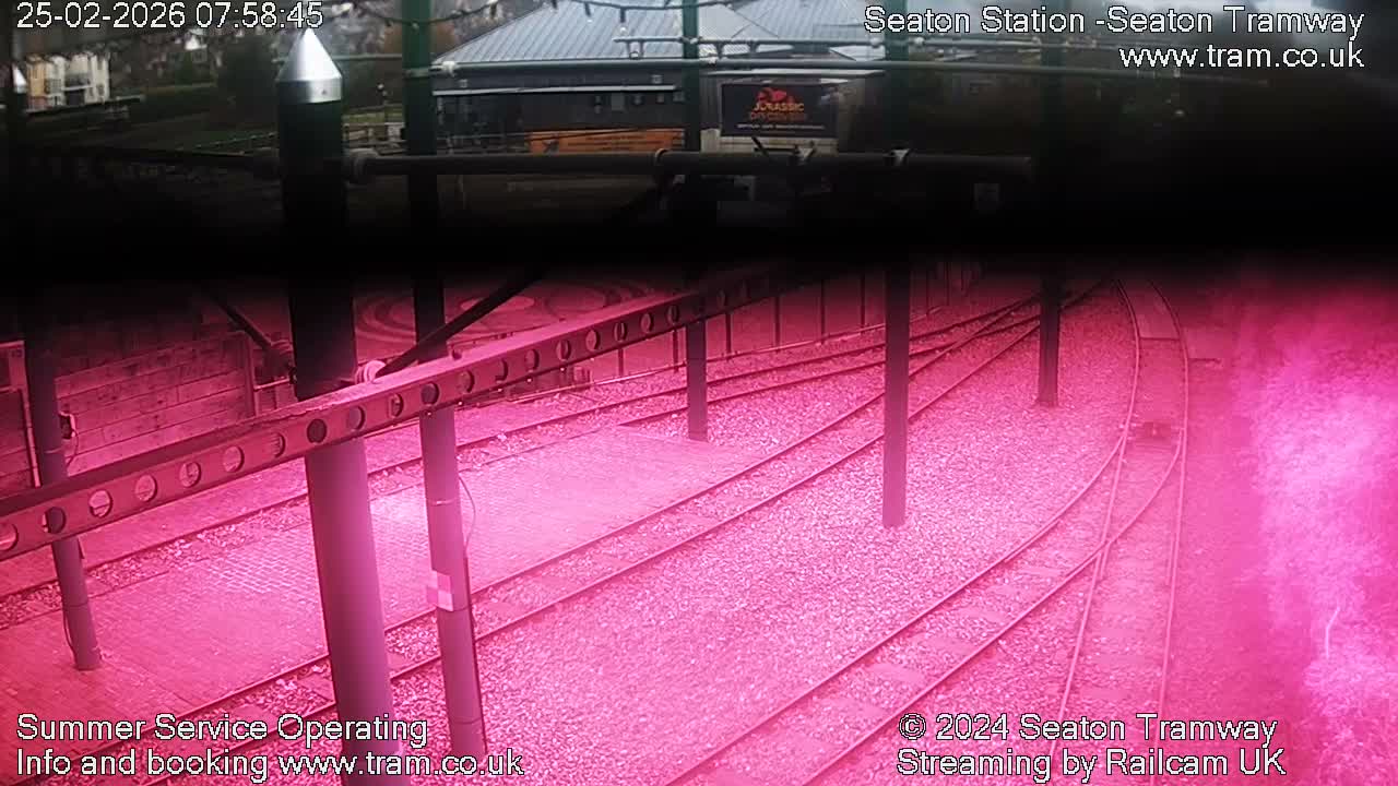 Seaton Tramway  Station Live Cam - East Devon, Devon, South West, England, United Kingdom