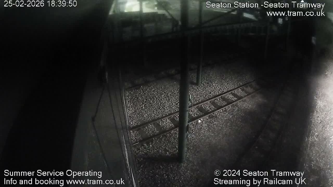 Seaton Tramway  Station Live Cam - East Devon, Devon, South West, England, United Kingdom