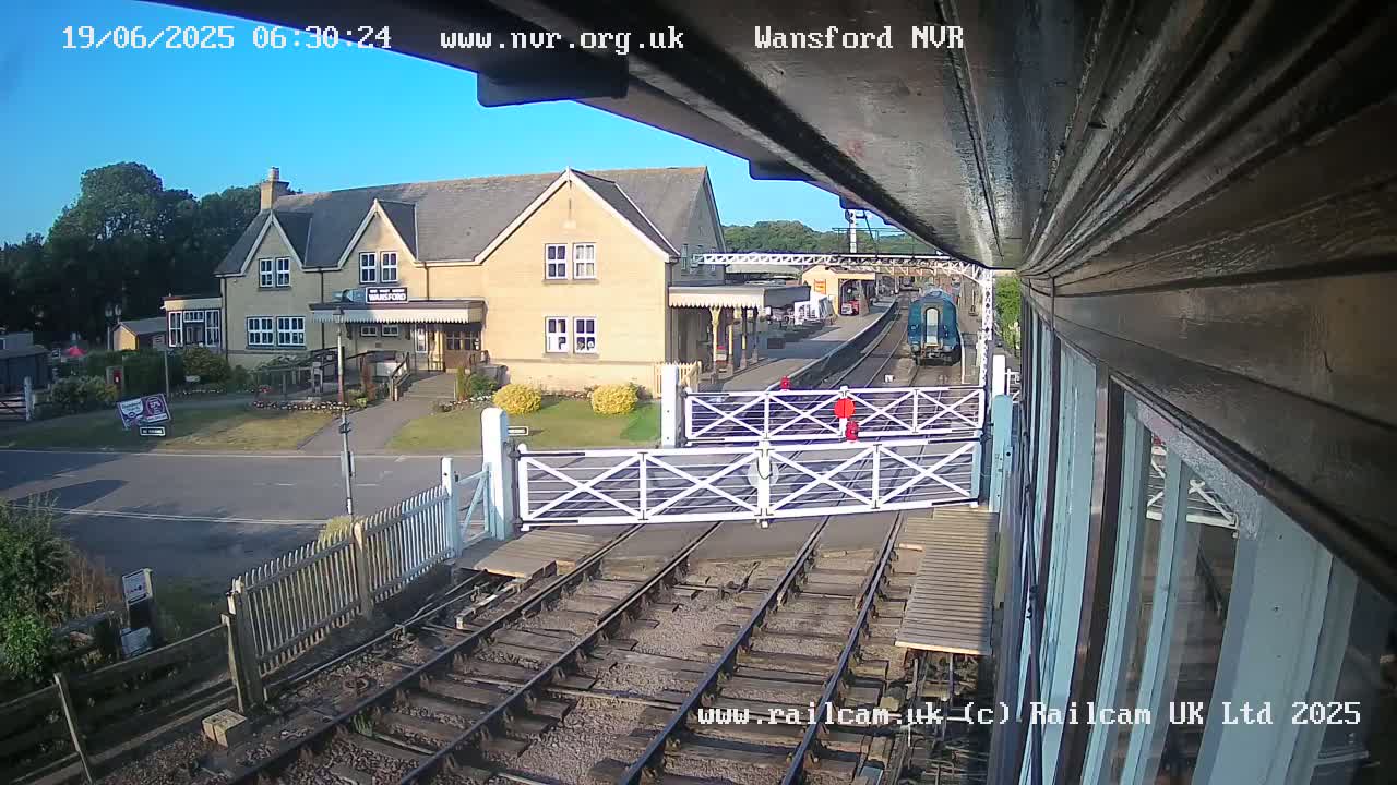 Peterborough, Nene Valley Railway, Wansford Station Live Cam - City of Peterborough, Cambridgeshire, East, England, United Kingdom