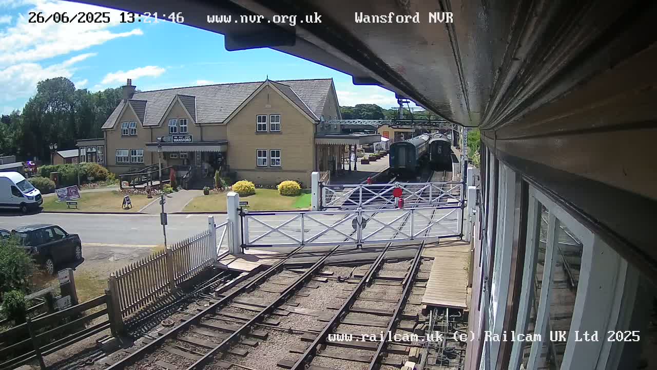 Peterborough, Nene Valley Railway, Wansford Station Live Cam - City of Peterborough, Cambridgeshire, East, England, United Kingdom
