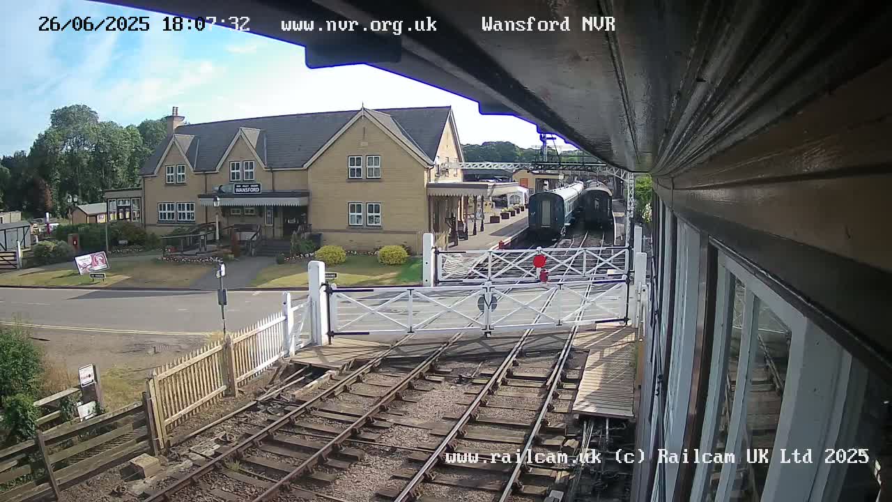 Peterborough, Nene Valley Railway, Wansford Station Live Cam - City of Peterborough, Cambridgeshire, East, England, United Kingdom