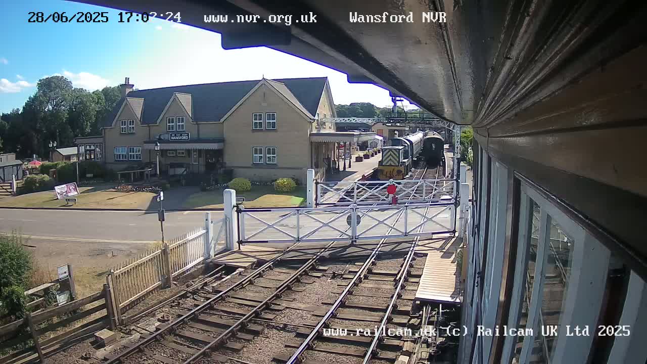Peterborough, Nene Valley Railway, Wansford Station Live Cam - City of Peterborough, Cambridgeshire, East, England, United Kingdom