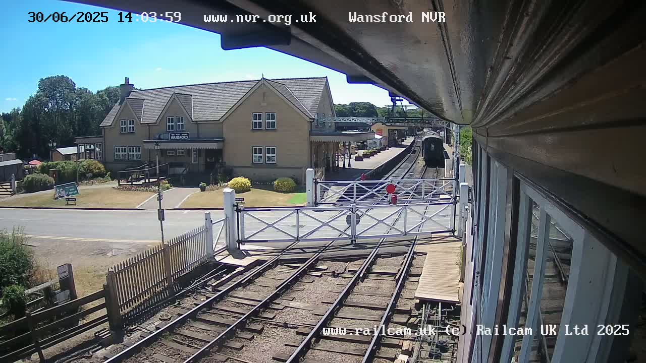 Peterborough, Nene Valley Railway, Wansford Station Live Cam - City of Peterborough, Cambridgeshire, East, England, United Kingdom