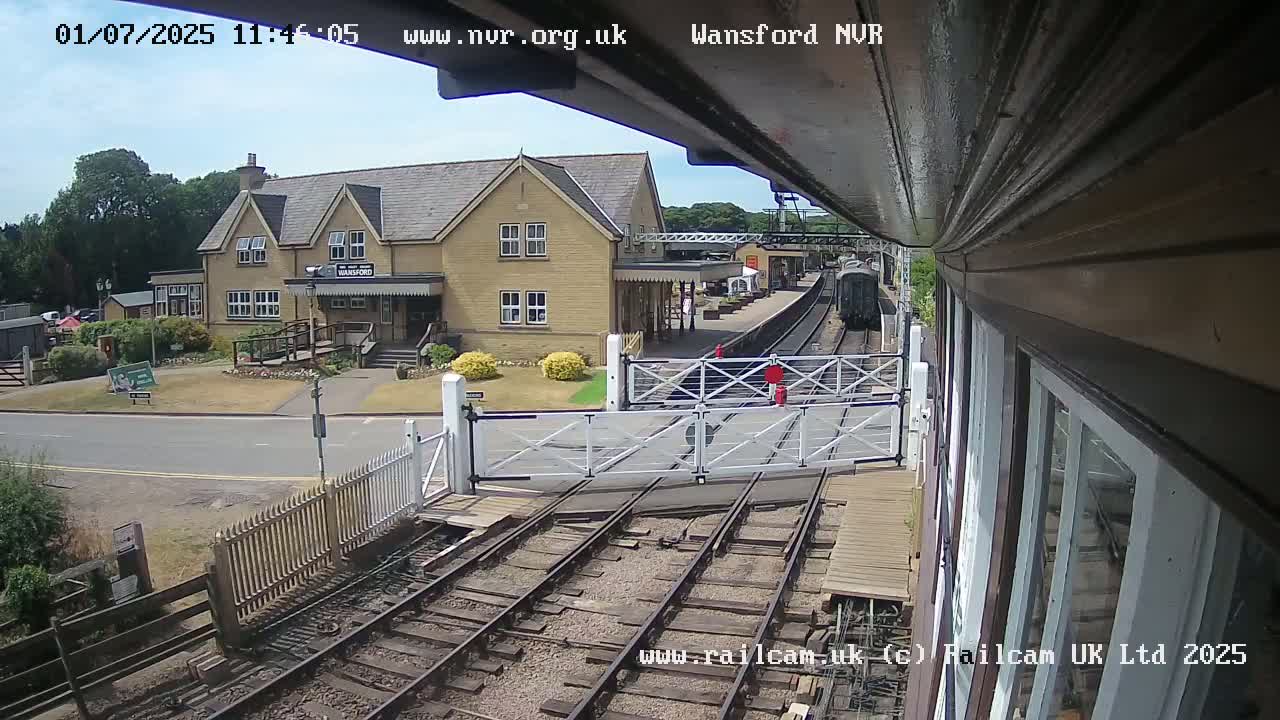 Peterborough, Nene Valley Railway, Wansford Station Live Cam - City of Peterborough, Cambridgeshire, East, England, United Kingdom