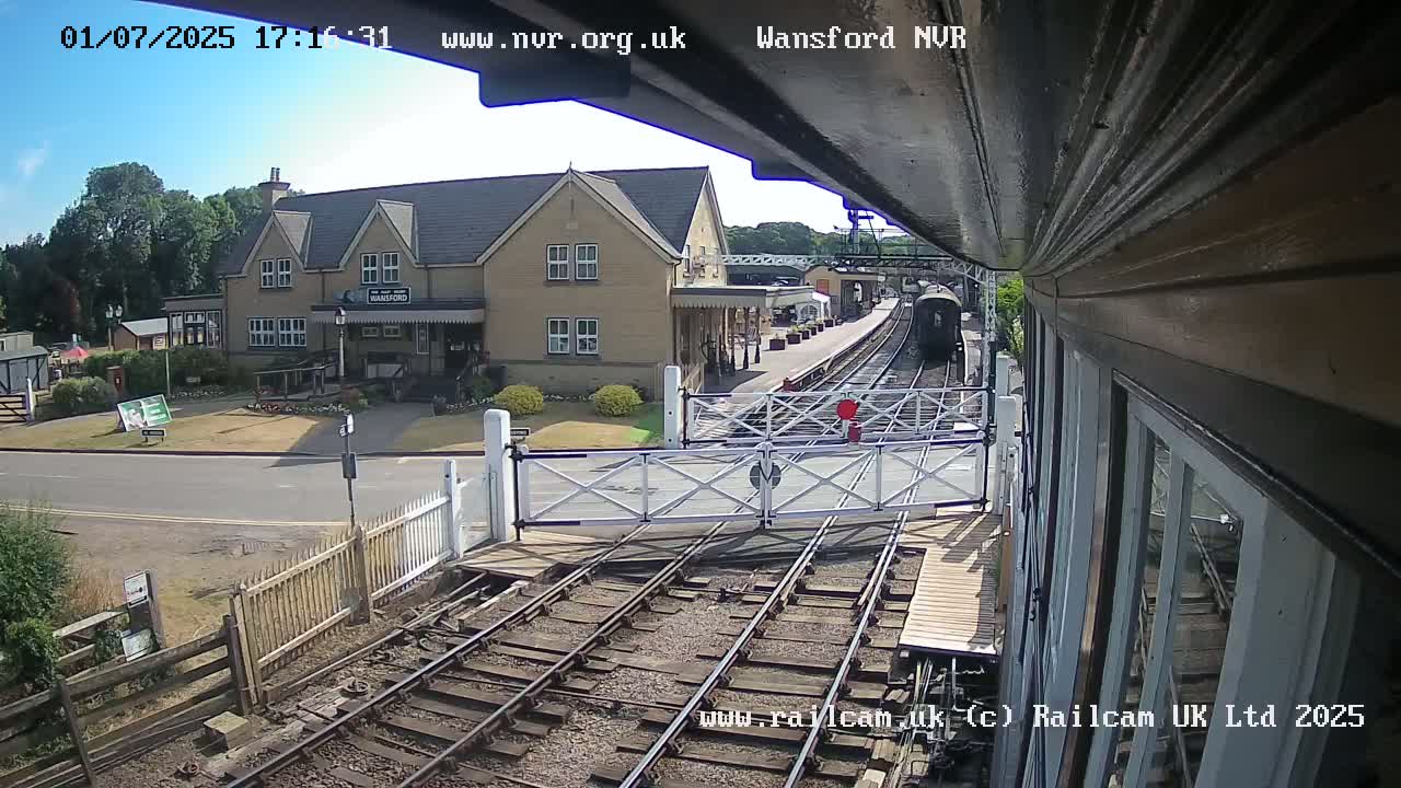 Peterborough, Nene Valley Railway, Wansford Station Live Cam - City of Peterborough, Cambridgeshire, East, England, United Kingdom