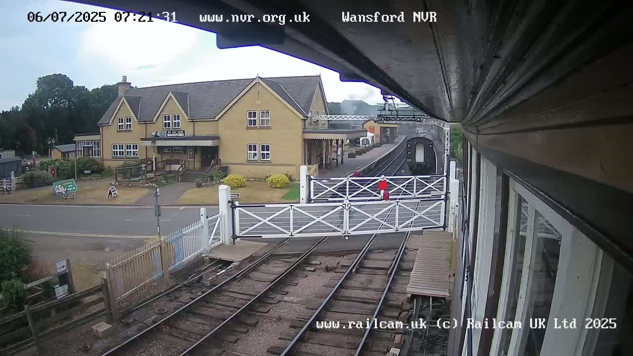 Peterborough, Nene Valley Railway, Wansford Station Live Cam - City of Peterborough, Cambridgeshire, East, England, United Kingdom