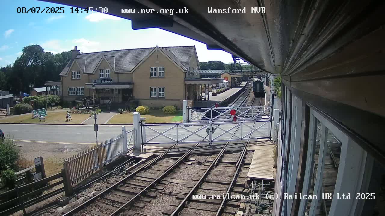 Peterborough, Nene Valley Railway, Wansford Station Live Cam - City of Peterborough, Cambridgeshire, East, England, United Kingdom