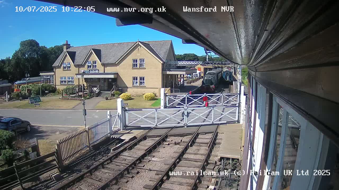 Peterborough, Nene Valley Railway, Wansford Station Live Cam - City of Peterborough, Cambridgeshire, East, England, United Kingdom
