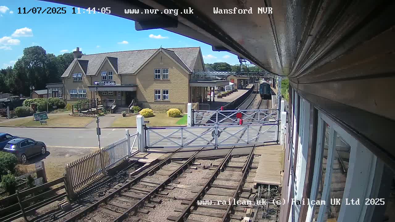 Peterborough, Nene Valley Railway, Wansford Station Live Cam - City of Peterborough, Cambridgeshire, East, England, United Kingdom
