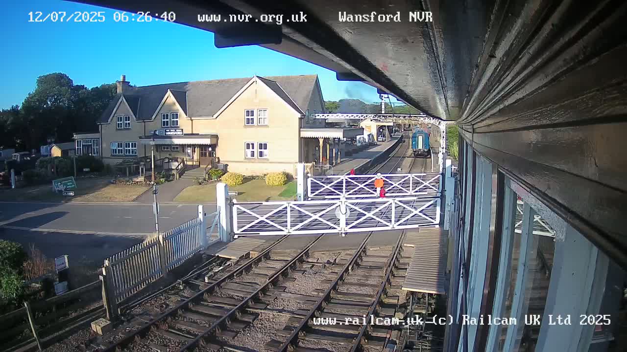 Peterborough, Nene Valley Railway, Wansford Station Live Cam - City of Peterborough, Cambridgeshire, East, England, United Kingdom