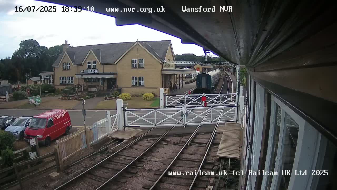 Peterborough, Nene Valley Railway, Wansford Station Live Cam - City of Peterborough, Cambridgeshire, East, England, United Kingdom