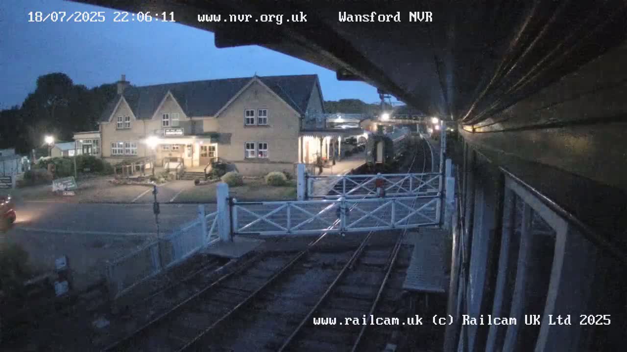 Peterborough, Nene Valley Railway, Wansford Station Live Cam - City of Peterborough, Cambridgeshire, East, England, United Kingdom