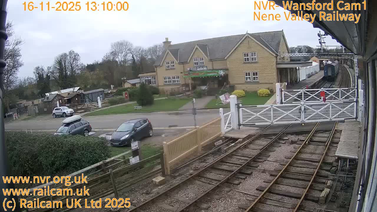 Peterborough, Nene Valley Railway, Wansford Station Live Cam - City of Peterborough, Cambridgeshire, East, England, United Kingdom