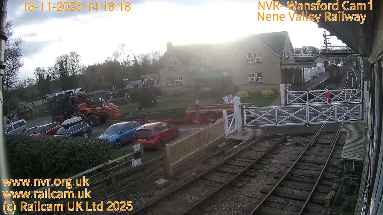 Peterborough, Nene Valley Railway, Wansford Station Live Cam - City of Peterborough, Cambridgeshire, East, England, United Kingdom
