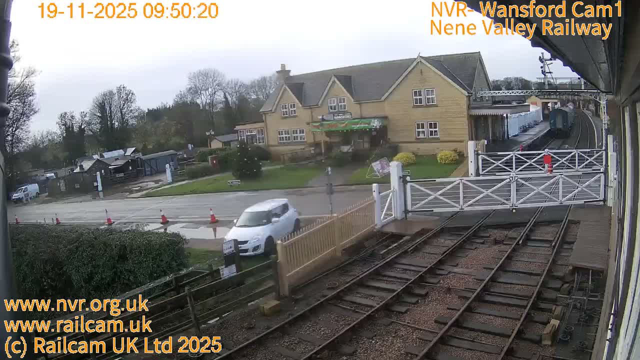 Peterborough, Nene Valley Railway, Wansford Station Live Cam - City of Peterborough, Cambridgeshire, East, England, United Kingdom