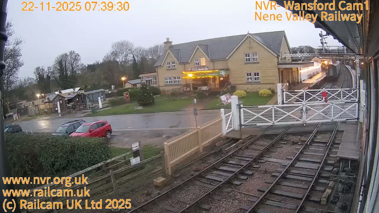 Peterborough, Nene Valley Railway, Wansford Station Live Cam - City of Peterborough, Cambridgeshire, East, England, United Kingdom