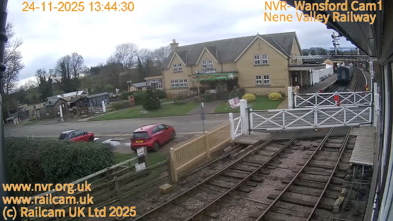 Peterborough, Nene Valley Railway, Wansford Station Live Cam - City of Peterborough, Cambridgeshire, East, England, United Kingdom