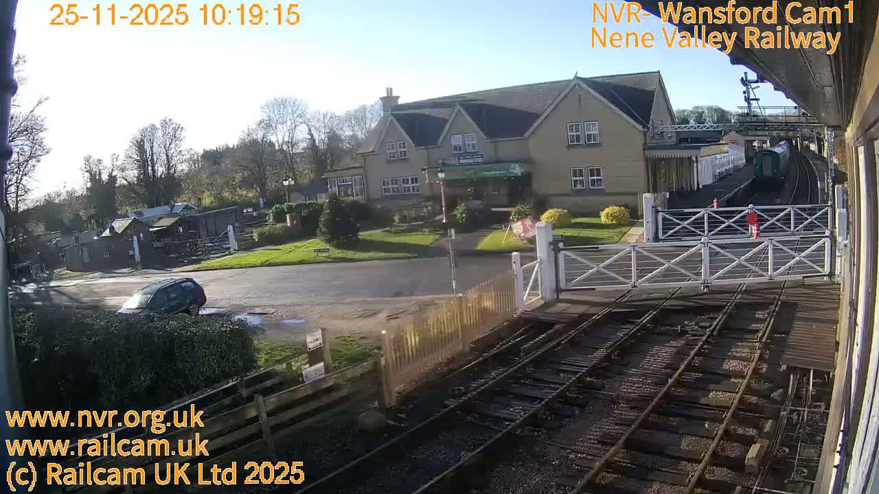 Peterborough, Nene Valley Railway, Wansford Station Live Cam - City of Peterborough, Cambridgeshire, East, England, United Kingdom