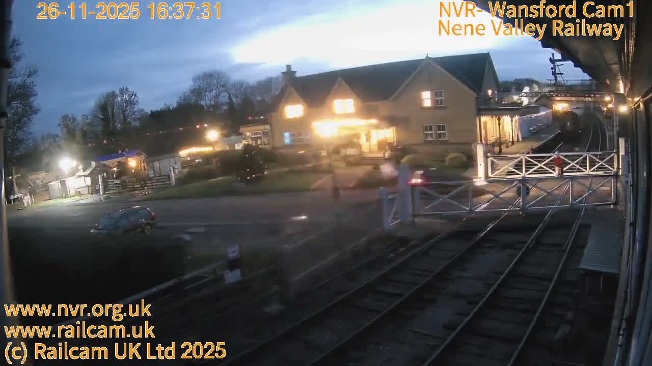 Peterborough, Nene Valley Railway, Wansford Station Live Cam - City of Peterborough, Cambridgeshire, East, England, United Kingdom