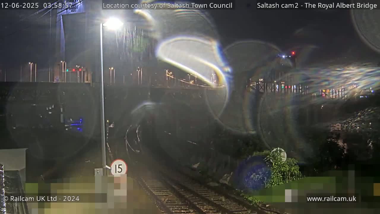 Saltash,  The Royal Albert Railway Bridge & Tamar Bridge / River Live Cam - Cornwall, South West, England, United Kingdom