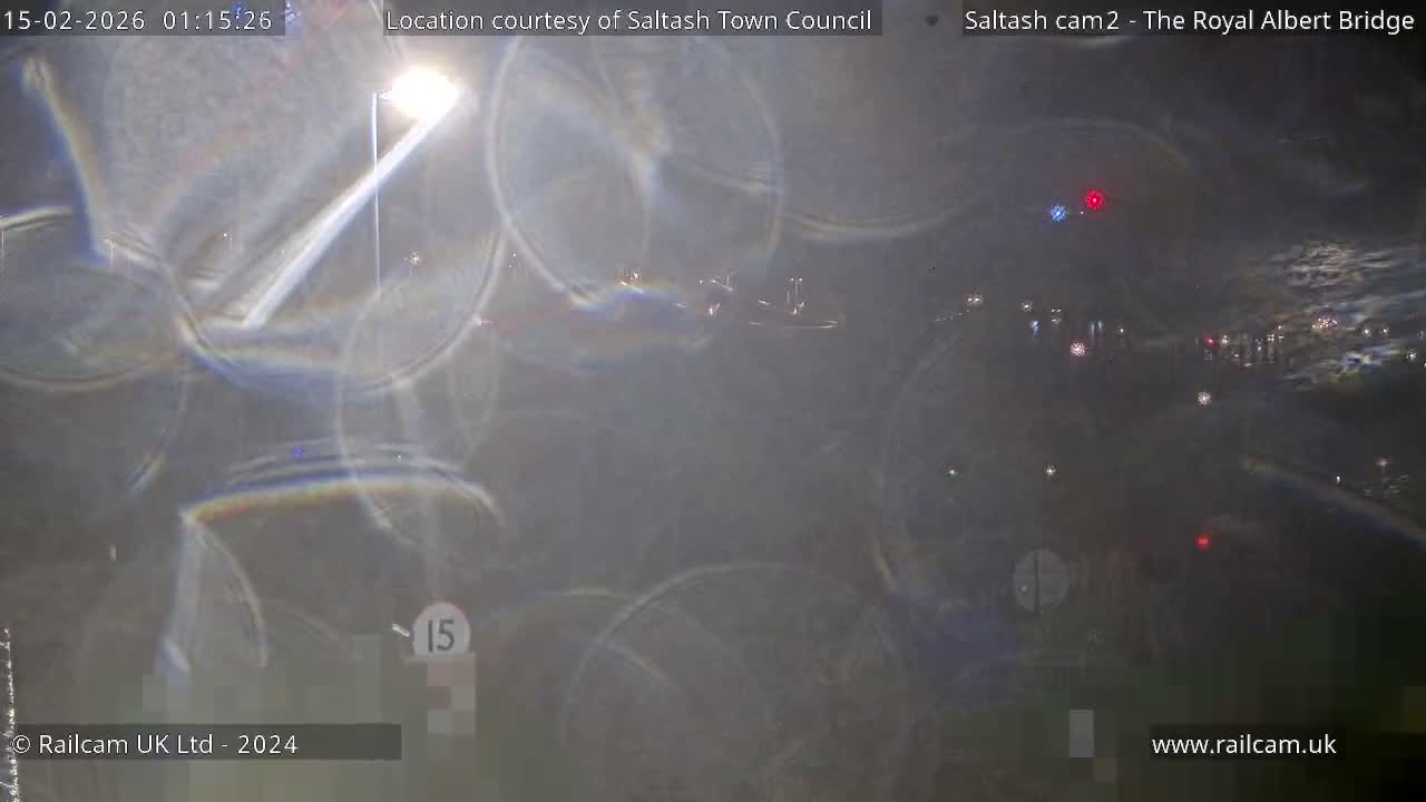 Saltash,  The Royal Albert Railway Bridge & Tamar Bridge / River Live Cam - Cornwall, South West, England, United Kingdom