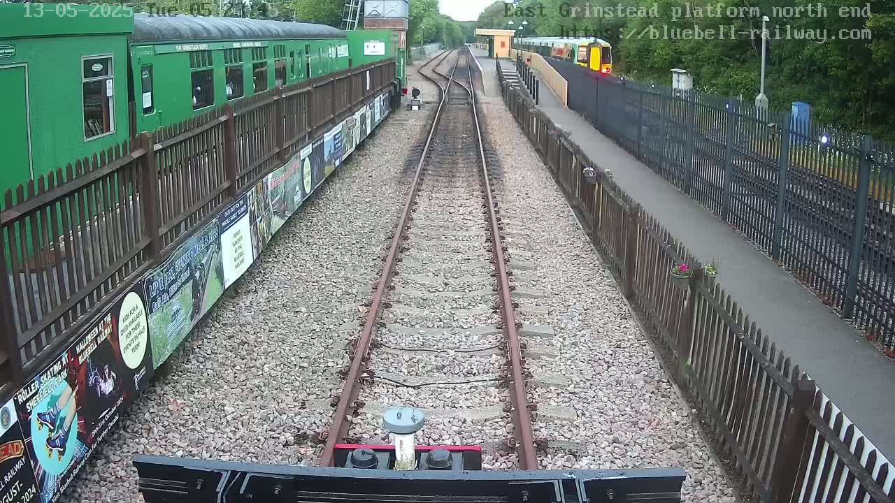 East Grinstead Station Bluebell Railway Platforms North End Live Cam - Mid Sussex, East Sussex, South East, England, United Kingdom