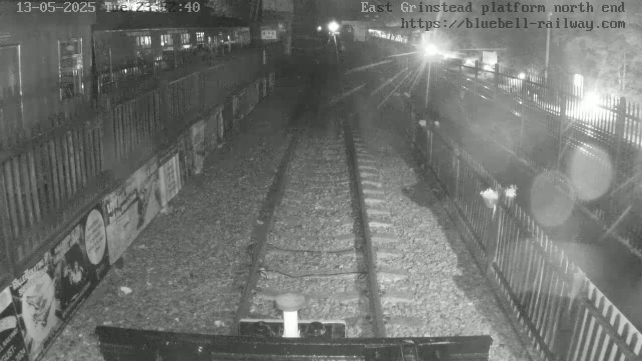 East Grinstead Station Bluebell Railway Platforms North End Live Cam - Mid Sussex, East Sussex, South East, England, United Kingdom