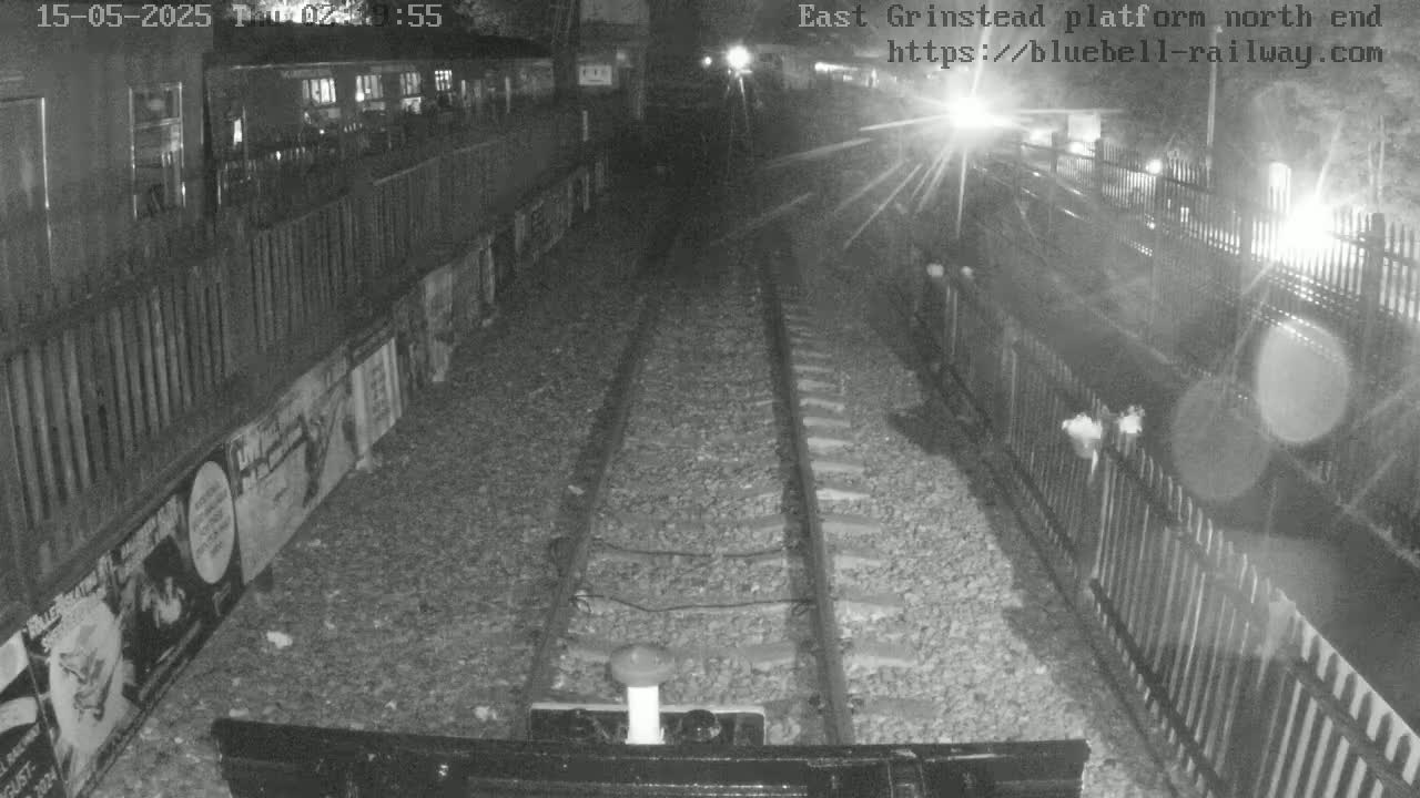 East Grinstead Station Bluebell Railway Platforms North End Live Cam - Mid Sussex, East Sussex, South East, England, United Kingdom