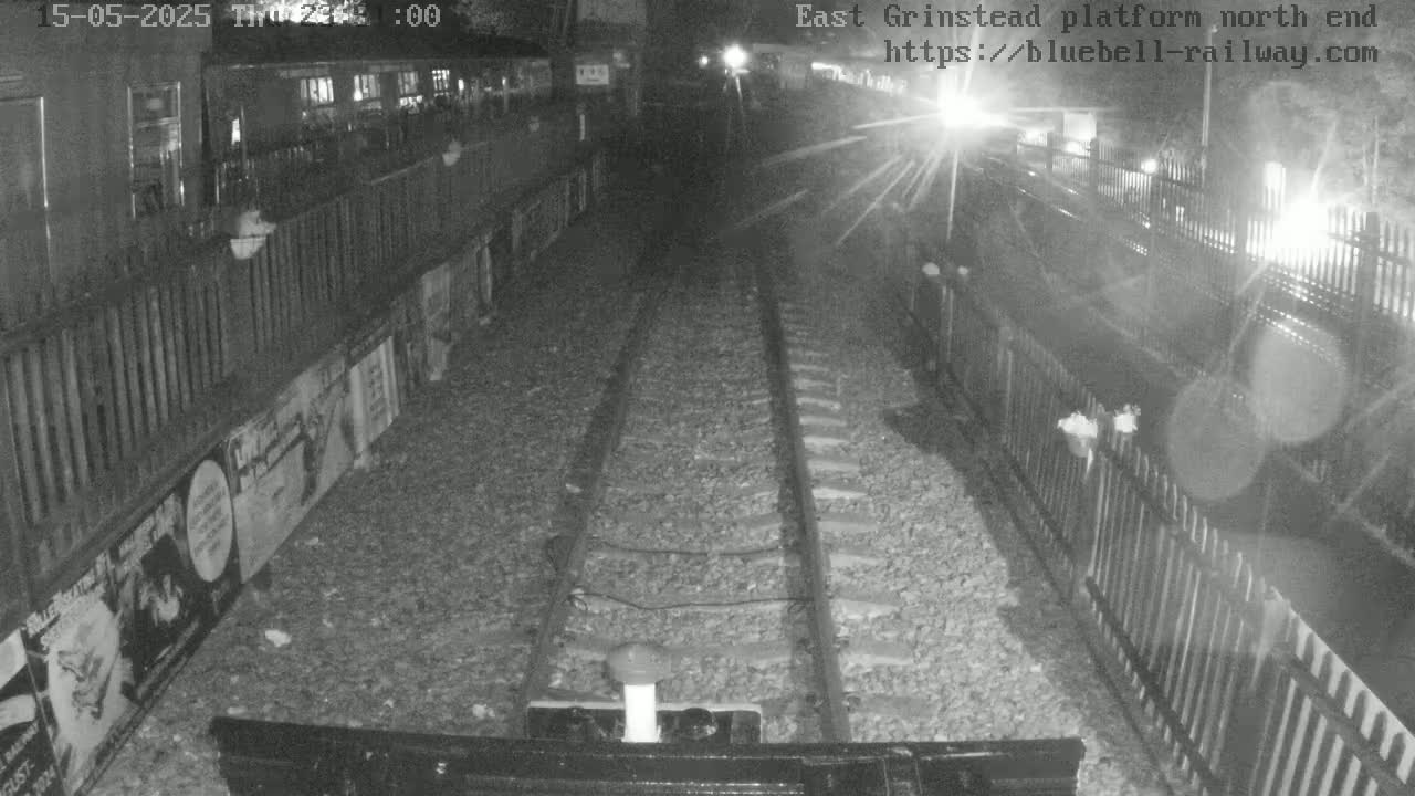 East Grinstead Station Bluebell Railway Platforms North End Live Cam - Mid Sussex, East Sussex, South East, England, United Kingdom