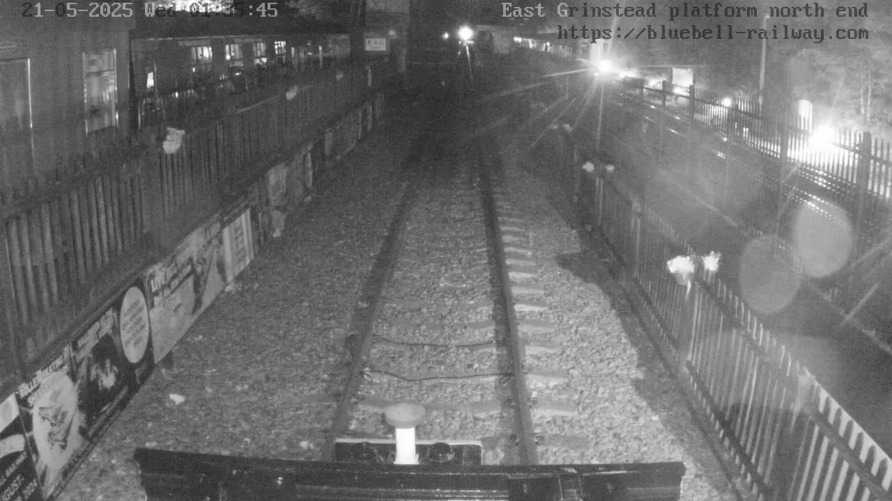 East Grinstead Station Bluebell Railway Platforms North End Live Cam - Mid Sussex, East Sussex, South East, England, United Kingdom
