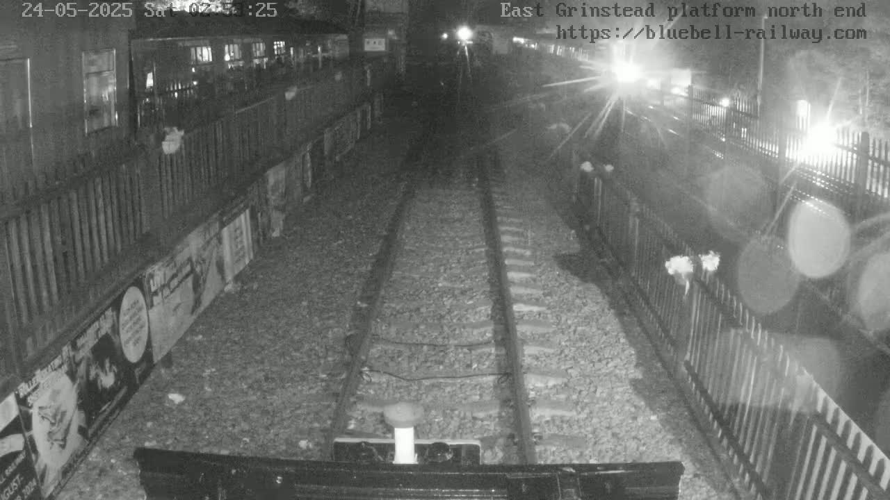 East Grinstead Station Bluebell Railway Platforms North End Live Cam - Mid Sussex, East Sussex, South East, England, United Kingdom